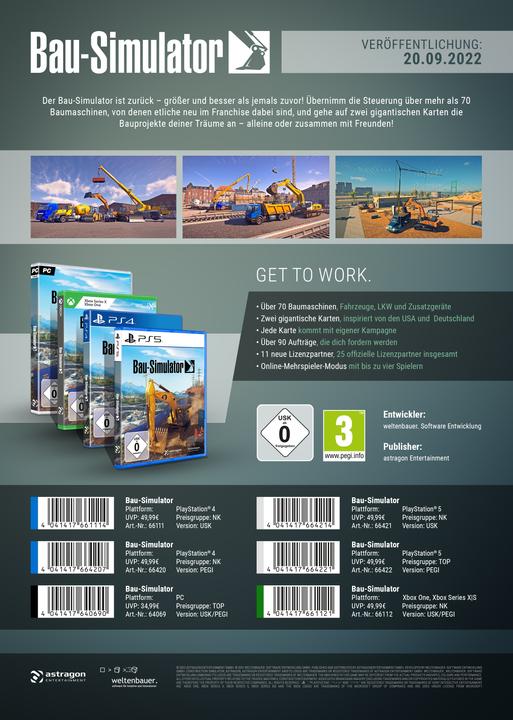 Produktbild astragon Bau-Simulator (DE)