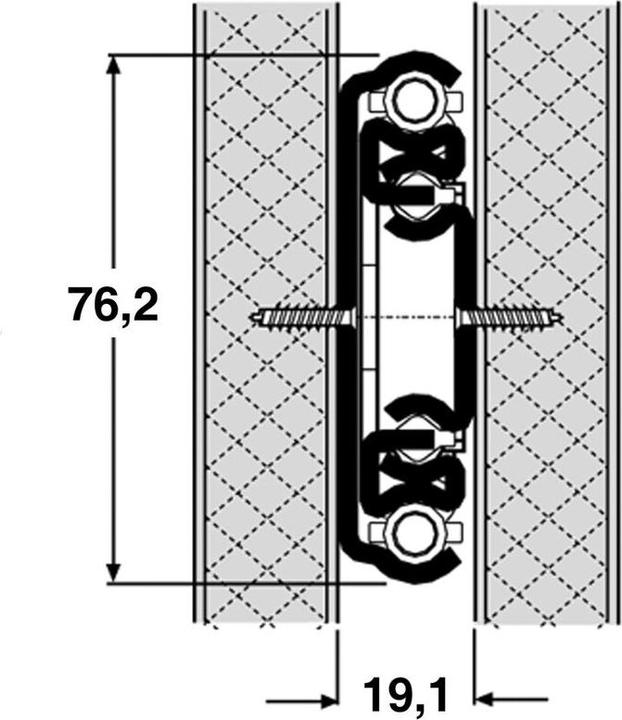 Produktbild Accuride DZ9308 Telescopic Slide, Right, 711.2mm