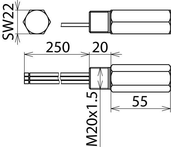Actual product image Dehn Surge arrester DEHNpipe Ex (d) 929962