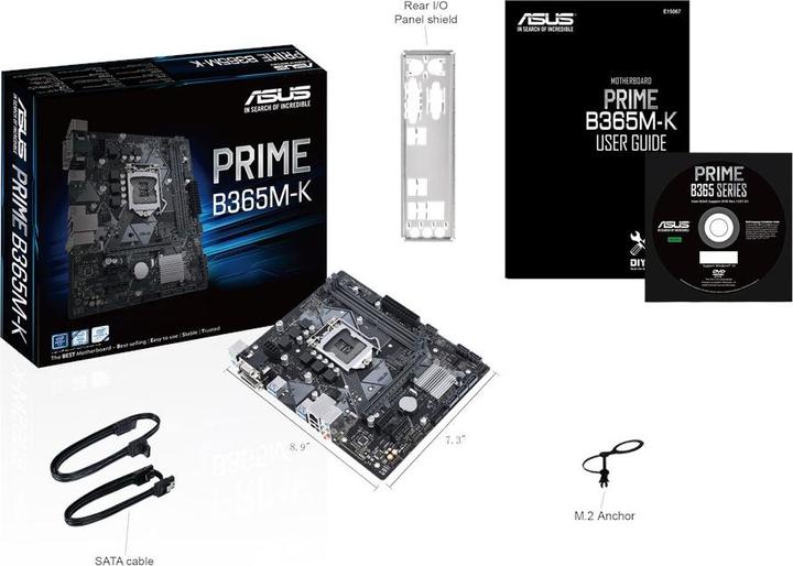Produktbild ASUS Prime B365M-K (LGA 1151, Intel B365, uATX)