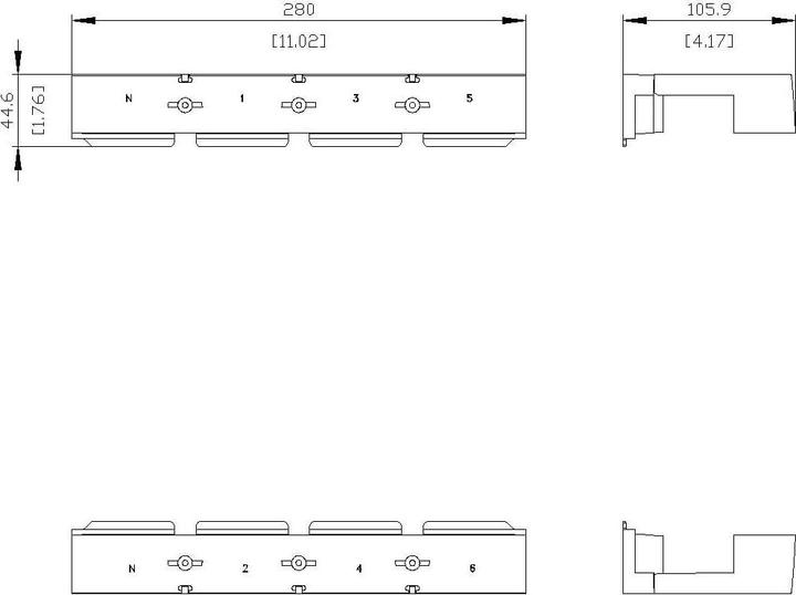 Produktbild Siemens Abdeckung Zubehör 3VA9604-0QA00
