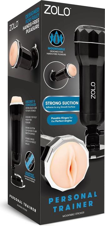 Produktbild Zolo Original Mount Discreet Stroker Masturbators Black 28 cm