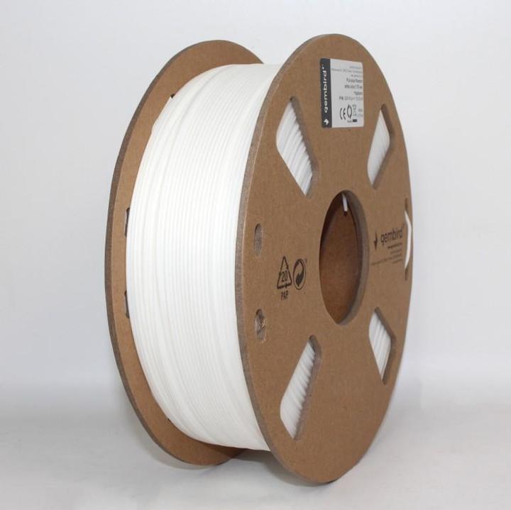 Actual product image Gembird Flashforge PLA-PLUS filament, baltas, 1.75 mm, 1kg (PLA+, 1.75 mm, 1000 g)