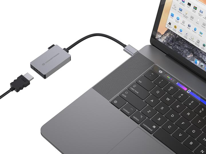 Produktbild Conceptronic Adapter USB-C -> 1.4 HDMI Adapter 1080P 60Hz gr (3.50 cm)