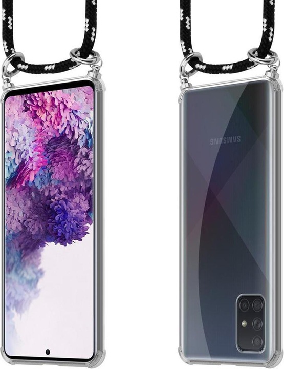 Produktbild Cadorabo TPU Handy Kette SILBER Cover