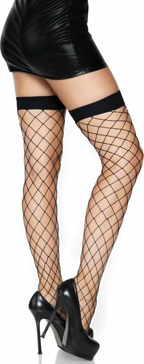 Produktbild Leg Avenue Grossmaschig - Schwarz/Weiss (One Size)