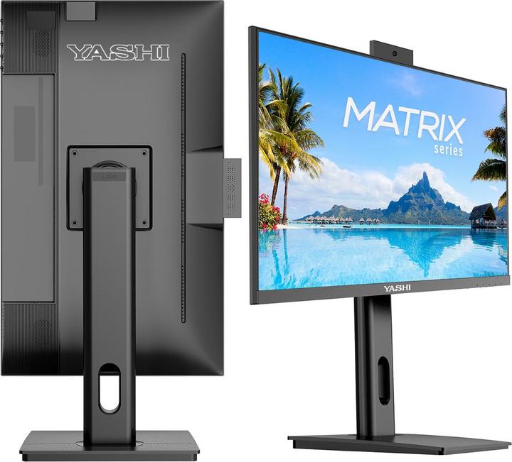 Produktbild Yashi Monitor 24 LED IPS FHD Webcam (1920 x 1080 Pixel, 24")
