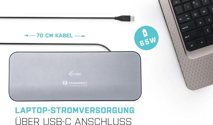 Produktbild i-tec Thunderbolt 3 Dual Dock (Thunderbolt, 2 Ports)