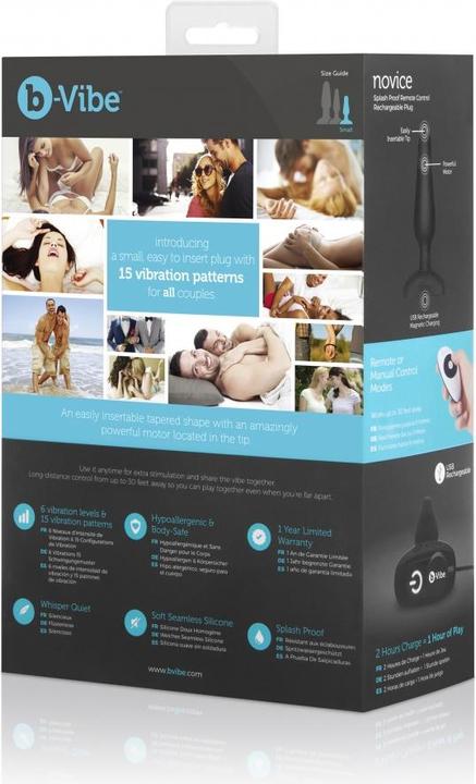 Produktbild Shots Novice Remote Control Plug Black