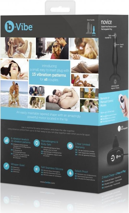 Actual product image Shots Novice Remote Control Plug Black