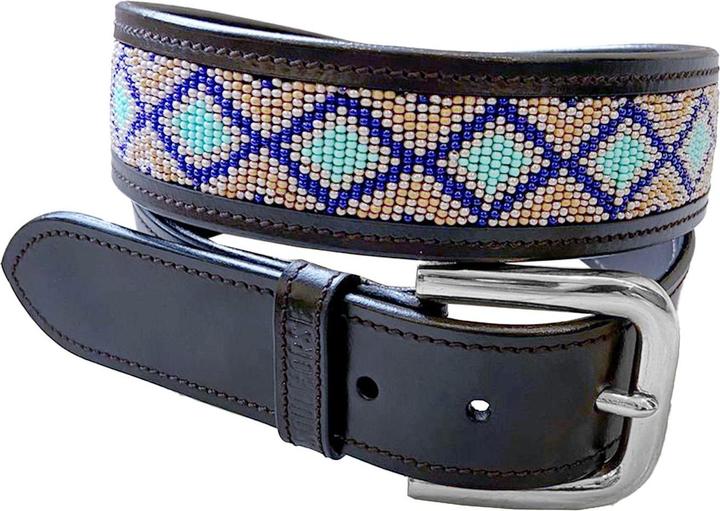 Soulhorse Ledergürtel Pearls Damen