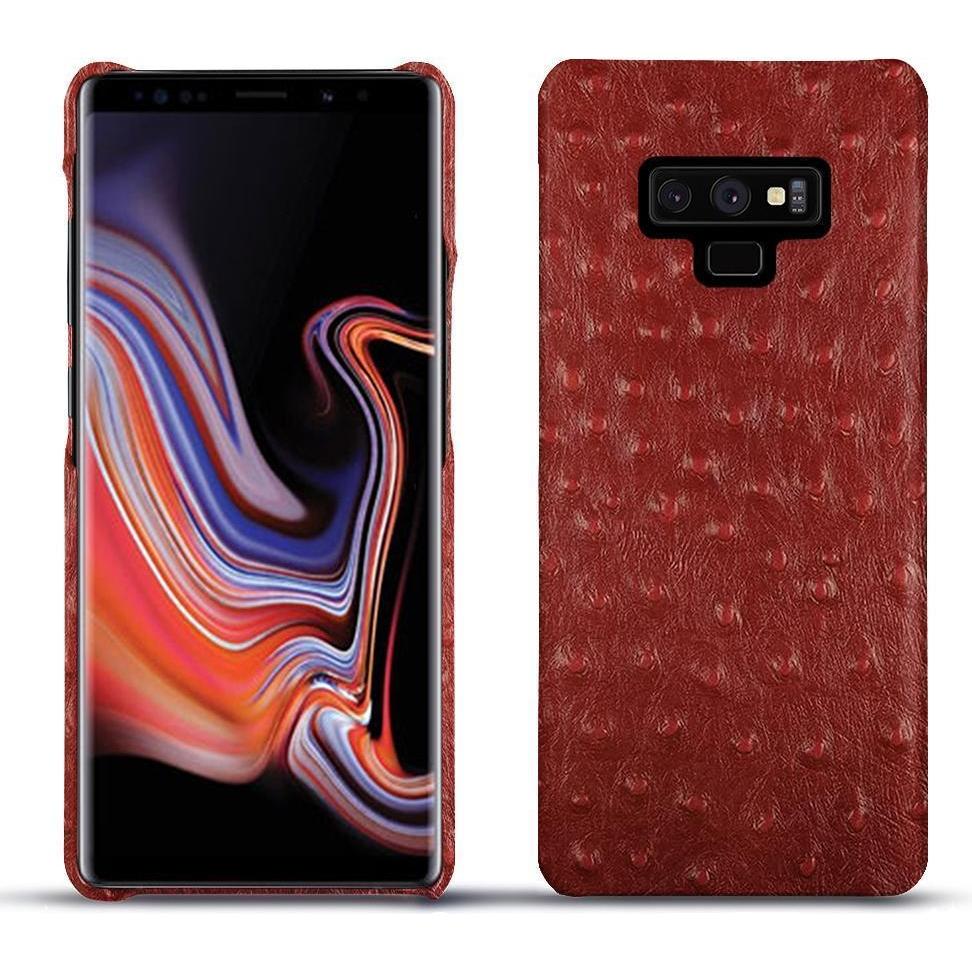Noreve Lederschutzhülle (Samsung Galaxy Note 9), Smartphone Hülle, Rot