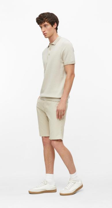 Produktbild s.Oliver Zweifarbiges Strickpolo aus reiner Baumwolle (S)