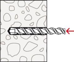 Actual product image Fischer 45485 Nylon dowel S 6 NV (30 pcs.)