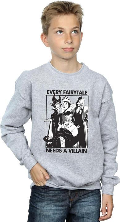 Produktbild Disney Every Fairy Tale Needs A Villain Sweatshirt Jungen (128)