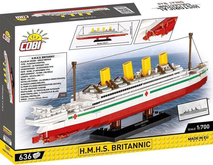 Actual product image Cobi HC H.M.H.S Britannic 636kl 1681