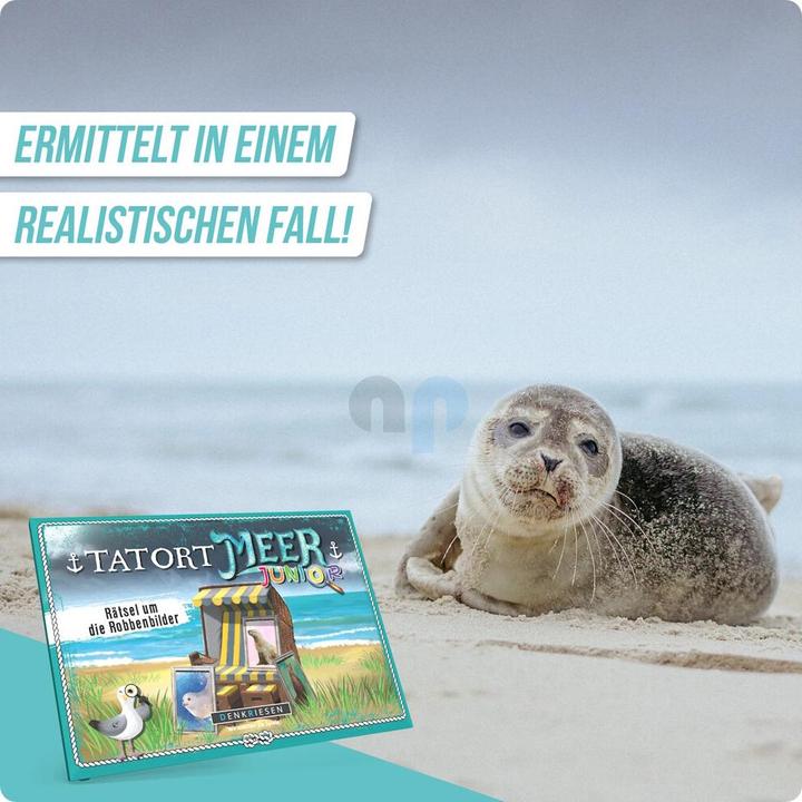 Actual product image Denkriesen Tatort Meer Junior - Mystery about the seal pictures (d) (German)