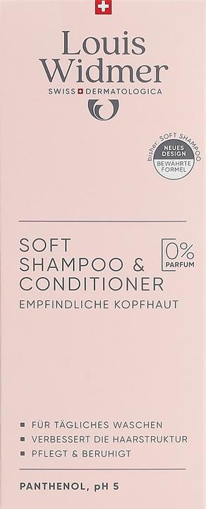 Produktbild Widmer Louis Soft Shampoo und Conditioner ohne Parfum 150 ml (150 ml, Flüssiges Shampoo)