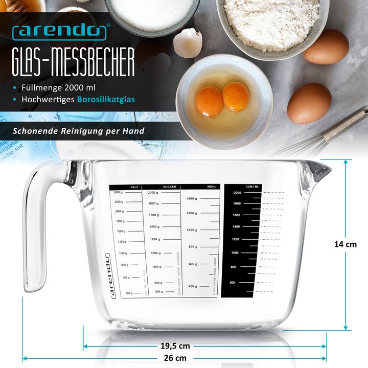 Produktbild Arendo Messbecher (2000 ml)