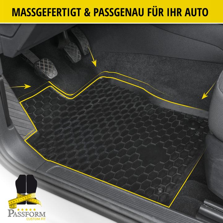 Immagine prodotto Walser Tappetini in gomma adatti per Skoda Karoq NU7, 2005-2012, tappetini per auto in gomma (2 tappetini anteriori + 2 tappetini posteriori)