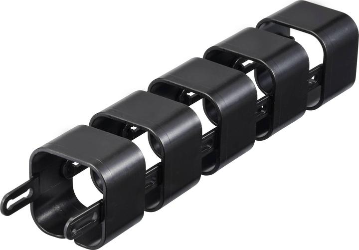 Actual product image Tru Components Modular cable holder TC-12533296 ABS plastic black 40 mm I