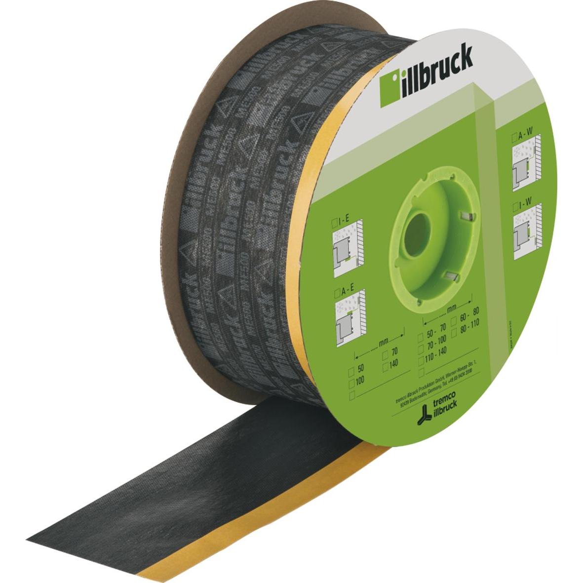 Illbruck, Klebeband, Fensterfolie ohne Reserve ME500 TwinAktiv EW100 SP025 50m (100 mm)