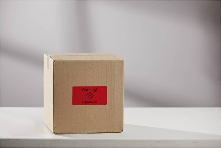 Produktbild Dymo LW-Versand-/Namensschild-Etiketten ROT, 220 Etiketten (10.10 cm)
