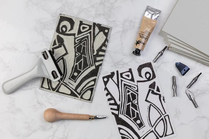 Image du produit Brause Coffret de linogravure. -