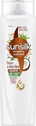 Actual product image Sunsilk Coconut and Aloe Vera Shampoo 250ml (250 ml, Liquid shampoo)