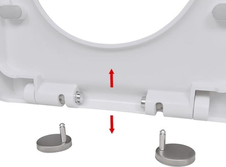Produktbild vidaXL Toilettendeckel mit Absenkautomatik