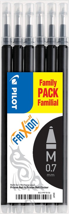 Actual product image Pilot FriXion (Refill, Black, 0.70 mm)