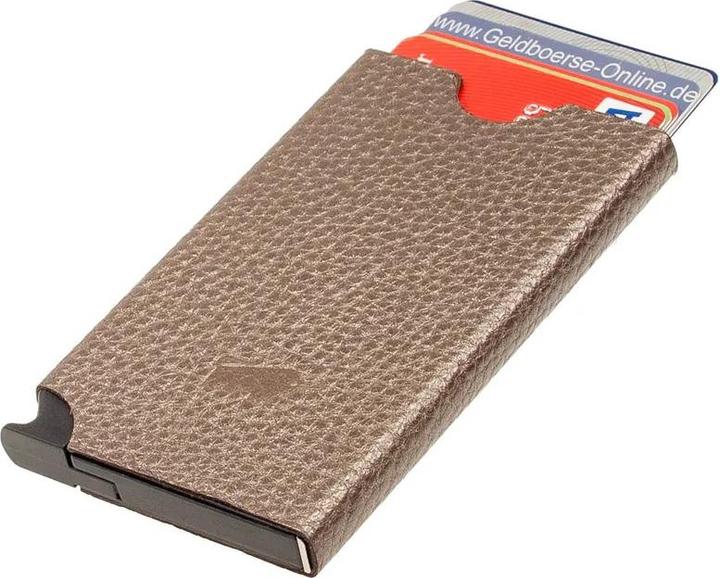 Actual product image Braun Büffel Ascoli credit card holder bronze small
