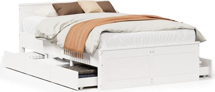Image du produit VidaXL Lit sans matelas avec tête de lit 120 x 200cm en pin (120 x 200 cm)