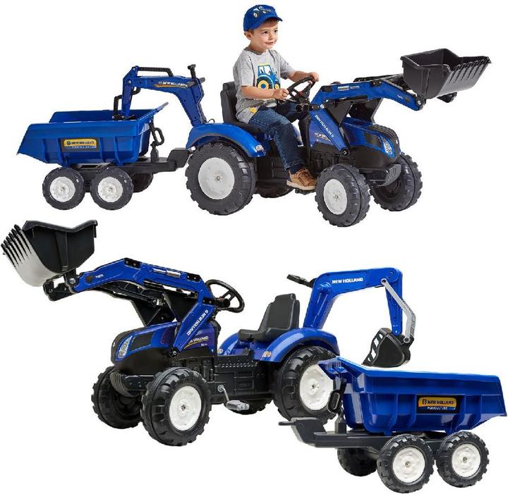 Actual product image Falk Toys Children's tractor XXL with trailer