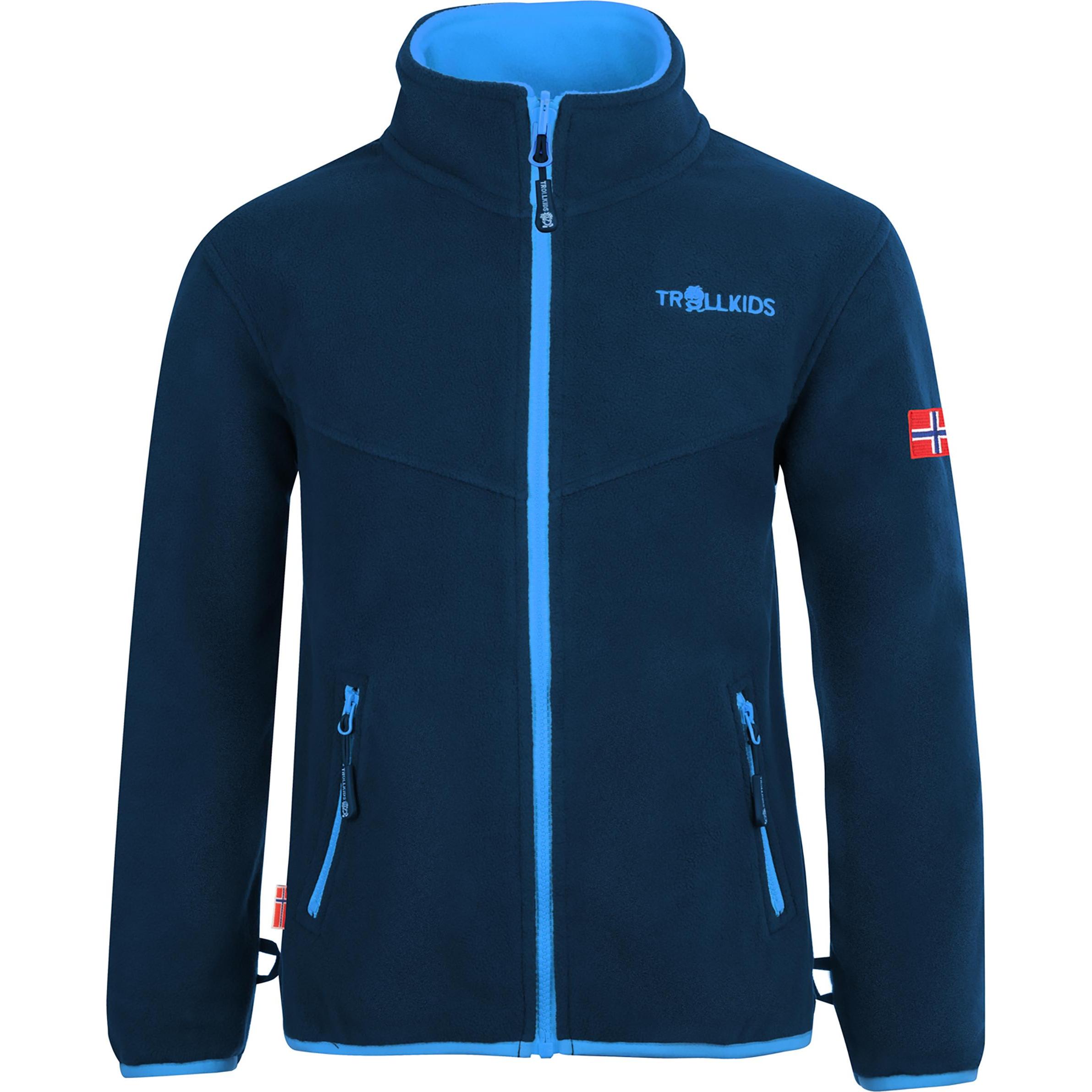 Trollkids, Unisex, Jacke, Oppdal XT Jacke (128), Blau, 128