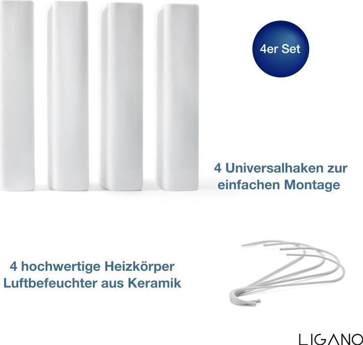 Produktbild Ligano Heizkörper Luftbefeuchter (4 Stück)