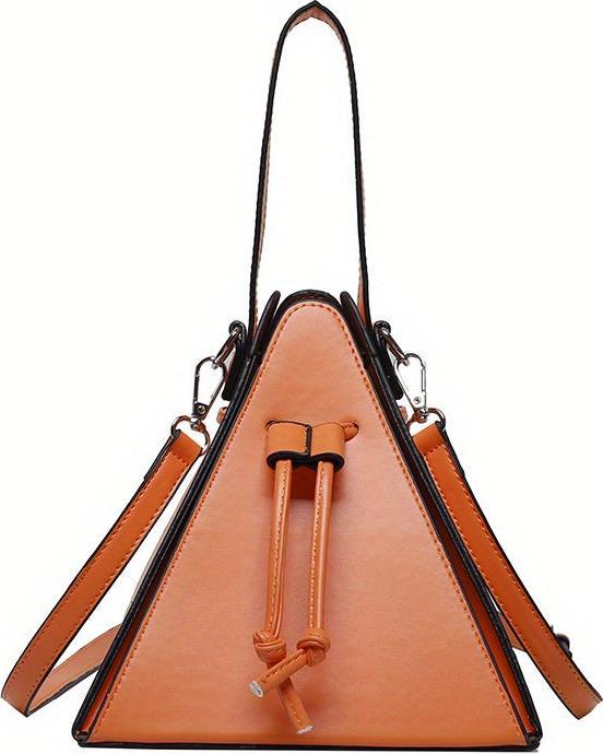 Image du produit Only-Bags.Store Mini sac à cordon, sac à bandoulière couleur solide, sac d'embrayage en similicuir