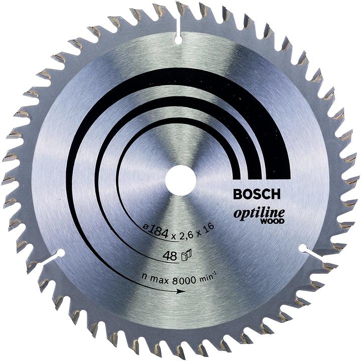 Image du produit Bosch Professional Zubehör Lame de scie circulaire PRO Wood, 184 x 2.6 x 16 mm