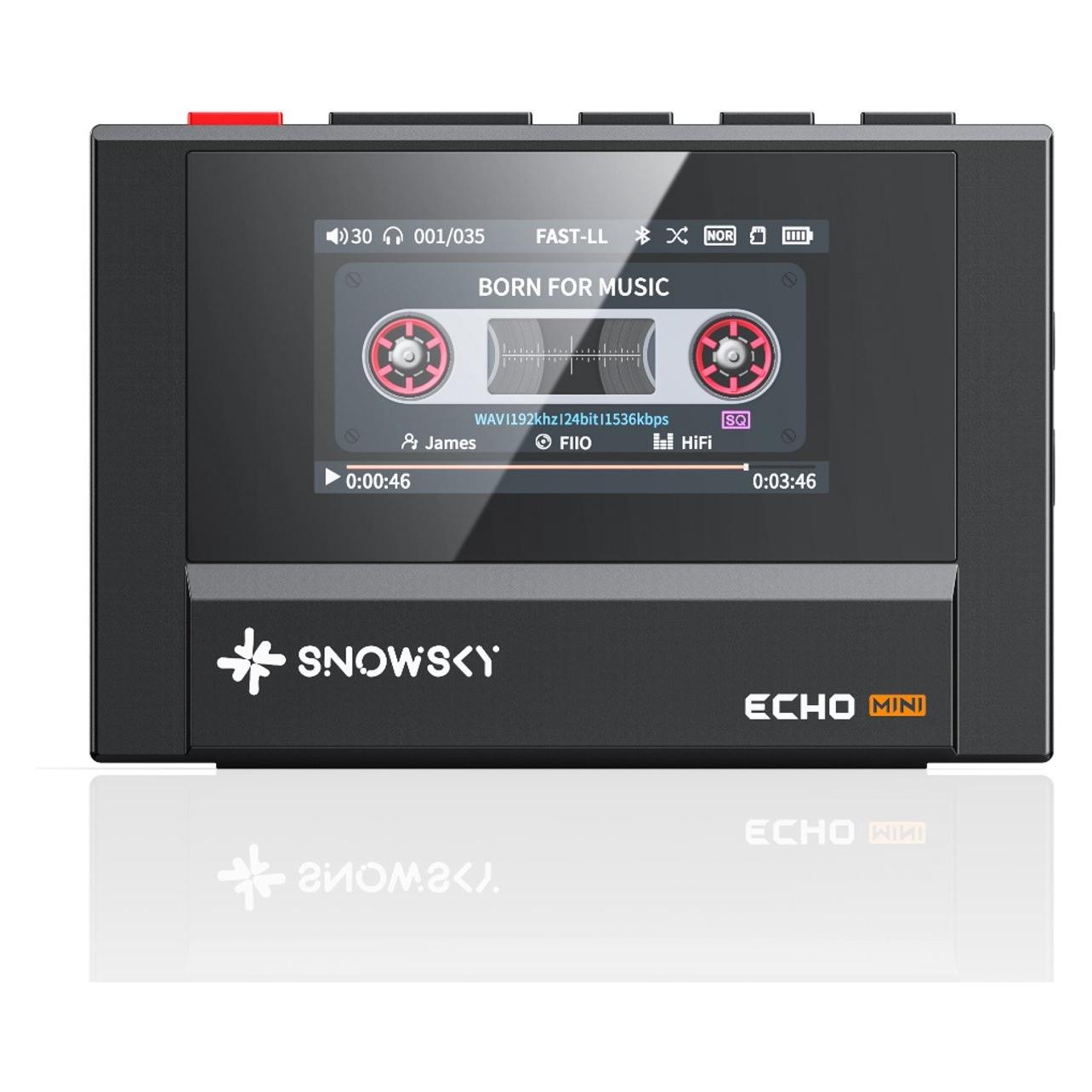 Snowsky Echo Mini (8 Gb), MP3 Player + Portable Audiogeräte, Schwarz