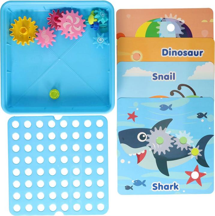 Image du produit Jeu d'engrenages bleu, 20 pcs.