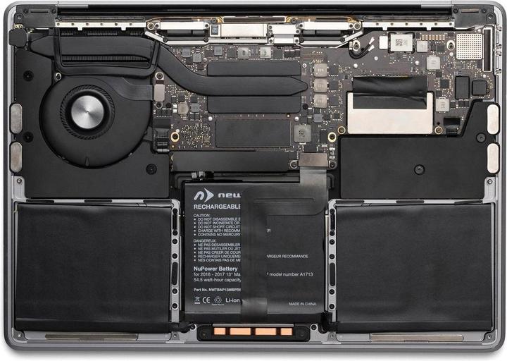 Actual product image Newertech 54W NuPower Battery MBP13 (2016-2017) (4781 mAh)