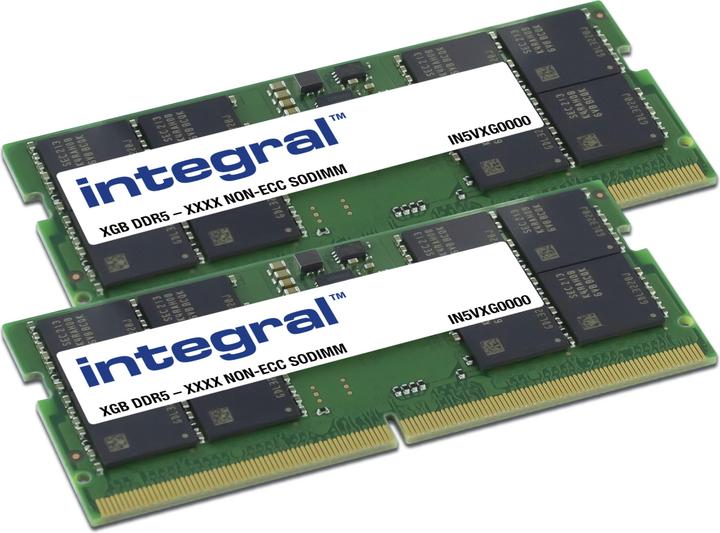Produktbild 64GB 2x32GB SODIMM KIT DDR5 4800MHZ UNBU (2 x 32GB, 4800 MHz, DDR5-RAM, SO-DIMM)