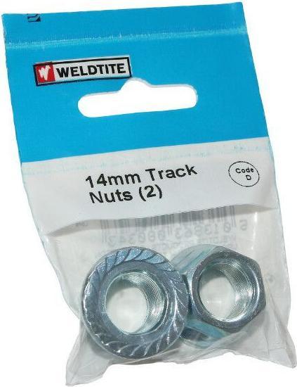 Weldtite Pair of wheel nuts