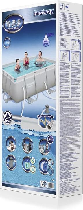 Actual product image Bestway Power Steel (282 x 196 x 84 cm)