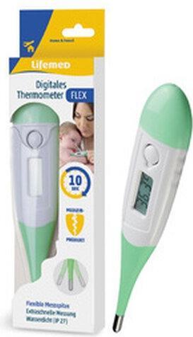 Lifemed Digitales Fieberthermometer Flexible Spitze (Berührungslos)
