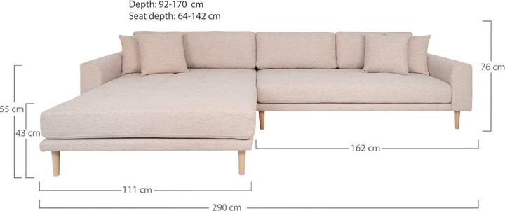 Actual product image House Nordic Lido (Corner sofa)
