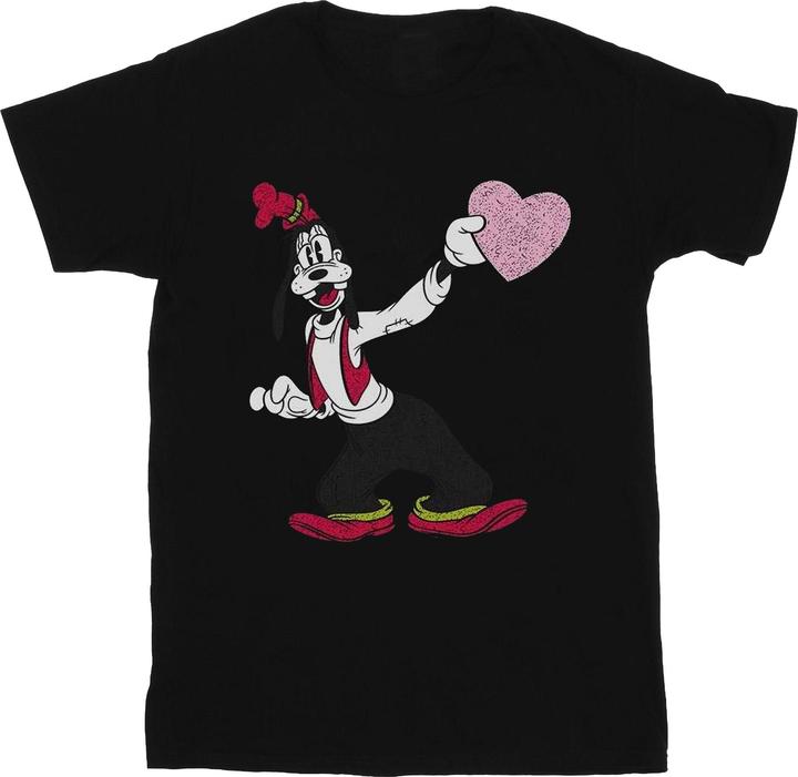 Immagine prodotto Disney Goofy Love Heart Maglietta Ampia Donna (M)