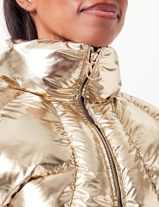 Image du produit Pinko Veste moderne en toile doublée miroir, qualité supérieure, facile à porter (46)