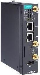 Moxa UC-2222A-T-US - Arm® Cortex®-A53 Dual-Core 64-Bit 1-GHz-Industriecomputer mit 2 Ethernet-Anschlüssen