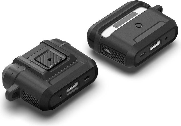 Image du produit Spigen Lock Fit Airpods Pro 1/2 Matte Black (Sac pour écouteurs)